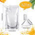 200 Sport(6.7 oz) Meanplan Pcs Reusable Plastic Pouches Bulk Squeeze Plastic Juice Drink Pouches Clear Leak Proof Bags
