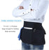 BOHARERS Black Waist Apron with 3 Pockets - Short Aprons for Waitress Waiter Server