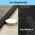 4'11" 3'3" Race Car Play Mat x for Boys Bedside,Black White Grid Flag Non Slip Rug Kids Play Rugs,Geometric Checkered