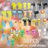 UOUYOO 36 Pcs Animal Food Picks - Cute Cartoon Animal Toothpicks for Kids Bento Lunch Accessories