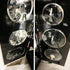 Set of 4 Self Adhesive Pan Pot Lid Holders, Cabinet Door/Wall Mount Storage Organizer for Lids Up to 11 Inches.