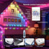 1Pack Lights,16ft 50 USB Plug in Christmas Fairy String LED Color Changing with APP Controlled & Remote Timer, Music