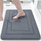 Arotive Ultra Soft Memory Foam Bathroom Rug Mat 30x20, Absorbent Machine Wash Dry Bath Mat, Dark Grey