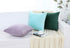 Jeneoo Comfy Soft Thick Velvet Throw Pillow Covers, 2 Pieces Decorative Solid Square Cushion Cases (Lavender, 16 x 16)