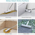 55", 180 MOPALL Floor Scrub Brush with Long Handle Dual-Sided Stiff Bristle Grout Brush with Rotatable V-Shape Head