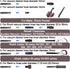 Universal Vacuum Attachments - Hardfloor Brush and Replacement Accessories for Vacuum Cleaners