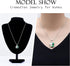 constantlife Cremation Jewelry, Memorial Urn Necklace for Ashes, Lucky Four-Leaf Clover Design, Stainless Steel Pendant