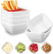 Mfacoy 6 Pack 3 oz Ceramic Soy Sauce Dishes, Mini Bowls for Dipping, Ideal for Ketchup, BBQ, Sushi, Party Serving