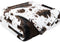 Cow Print Baby Blanket for Kids, Ultra-Soft Warm Cute Toddler Crib Blanket