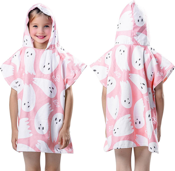 Gealaek Hooded Towel for Toddlers 2-10 Years Boys Girls Kids Bath Pool