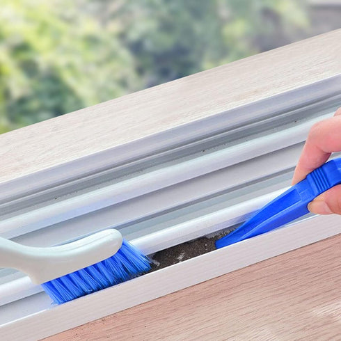 Audoloku 3PCS Crevice Brush Gap Deep Cleaning Brush Small Detail Kitchen Scrub Brush Window Groove Sliding Door Track Home Cleaning Brush by Audoloku