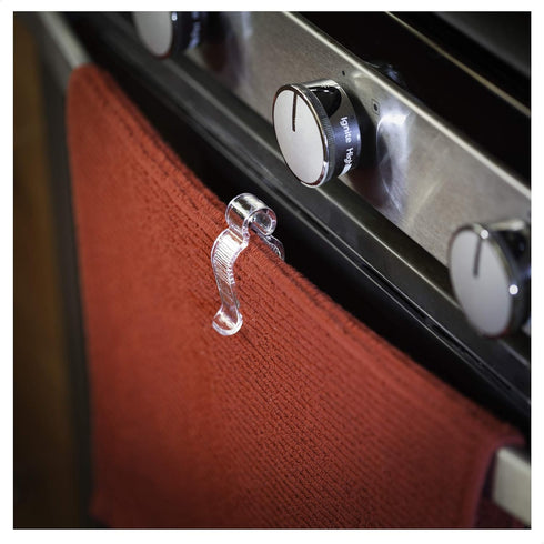 Towel Clip 3-Pack - No Fuss Hand-Towel Clip for Kitchen or Bathroom
