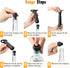 4 OWO Wine Vacuum Pump and Stopper, Wine Saver & Preserver, Reusable Air Remover Pump Keeps Fresh