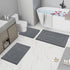 Buganda Bathroom Rugs, 30" x 20", Soft Absorbent Microfiber Non-Slip Shaggy Bath Carpet for Bathroom Floor