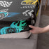 Set 2 Sets. HOSIMA Cartoon Sports Car Bedding - Queen Size, Fast and Furious Racing Car Pattern with Pillowcases, Black