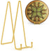 TR-LIFE 12 Inch Large Plate Stands for Display, Metal Picture Frame Holder + Small Easels for Art