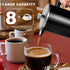 SZHETEFU 34 OZ 4-8 Large French Press, Premium Stainless Steel Sturdy Insulated French Press Coffee Maker, Cups French