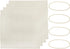 Cornucopia Brands Kombucha Jar Cloth Covers - 4-Pack Unbleached Muslin Cloth Covers with Rubber Bands