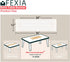 36 Inches (12x36 Inches) FEXIA Boho Macrame Table Runner with Tassels Long Cream for Farmhouse Home Decor Bohemian