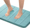Flamingo P Memory Foam Shower Bathroom Mat Rug, Soft Non-Slip Bath Mats, Machine Washable, 24x17 Inches, Aqua Green