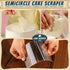 Teenitor Cake Scraper Set, 7 Pcs Dough Scraper, Bowl Scraper, Cake Cutter, Spatula, Kitchen Plastic Tool