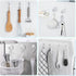 VIS'V Suction Cup Hooks - Small Heavy Duty Shower Suction Hooks, Removable and Reusable, Clear (4 Pcs)