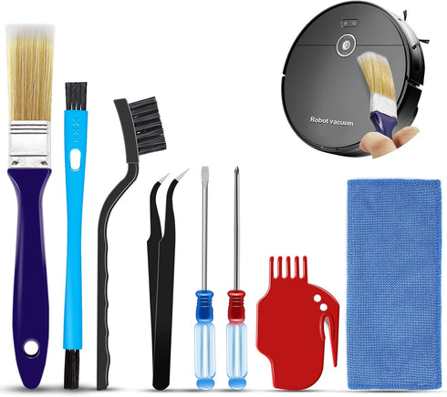 Vacuum Attachments Accessories for Robot Vacuum Cleaner, Cleaning Brush Roll Replacement Parts, Tool Kit for Vacuums