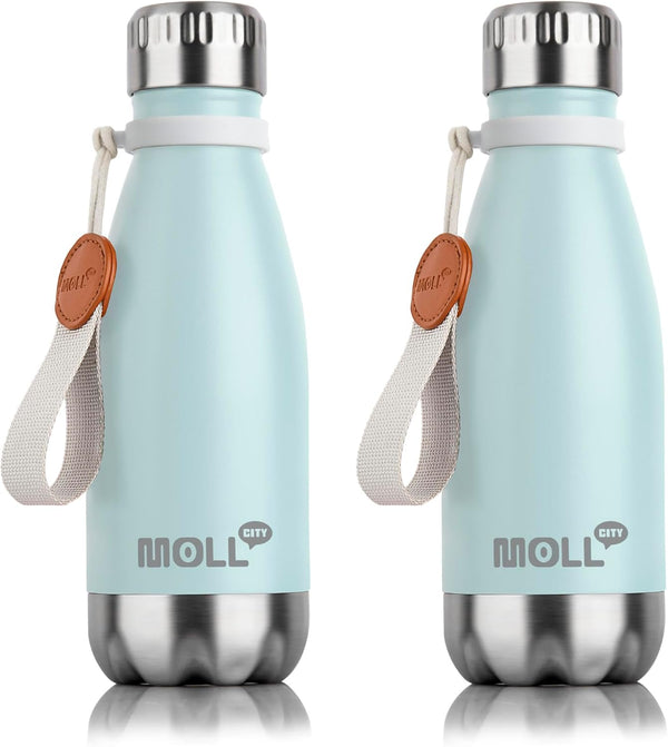 Kids Water Bottle-9 oz Stainless Steel Vacuum Insulated Small Water Bottle for