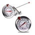 KT THERMO Deep Fry Thermometer - Instant Read Dial Thermometer, 6" Stainless Steel Stem for Cooking