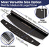KitchenStar 16-Inch Pizza Cutter Rocker Blade - Sharp Stainless Steel Slicer Knife, Large Black Nonstick