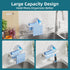 4-in-1 TAILI Sink Caddy with Strong Suction Cup, Sponge Holder for Kitchen Sink Organizer, Removable, Rustproof