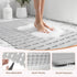 PuoWeo 35.4 15.7 Bathtub Mat Non Slip for Bathroom with Suction Cups and Drain Holes * Shower Mat for Inside Shower