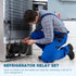 Refrigerator Starter Relay Set, 3 Pin 4.7 Ohm PTC Compressor Starter with Overload Protector Kit for Universal Coolers