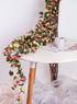 Miracliy 5Pcs 41FT Flower Garland Artificial Rose Arch Vines for Flower Wall Backdrop Wedding Decoration