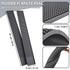 Noverlife 2PCS Bar Mats for Countertop, 24x3in Flexible Spill Mats, Non-Slip Gray Rubber Cocktail Mats for Kitchen