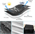 47-inch 47"L27"W32"H, Patio Table Cover for Outdoor Grill Cart, Waterproof Rolling Utility Service Cart Cover Stainless