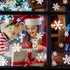 LUDILO 135Pcs Christmas Window Clings, Snowflakes Window Decals for Christmas Decorations, Ornaments