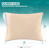 Utopia Bedding Zippered Waterproof Pillow Protectors Queen Size (2 Pack, Beige), Bed Bug Proof Encasement Covers 20 x