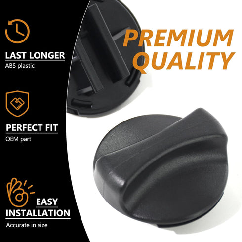 2186494B Refrigerator Water Filter Cap, Black Compatible with Whirlpool, Replaces WP2186494B, 2186884B (1PC)