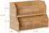 2-Layer Countertop TIOPGHAD Stackable Bamboo Tea Bag Organizer Storage Holder & Rack - Wooden Tea Box Containers