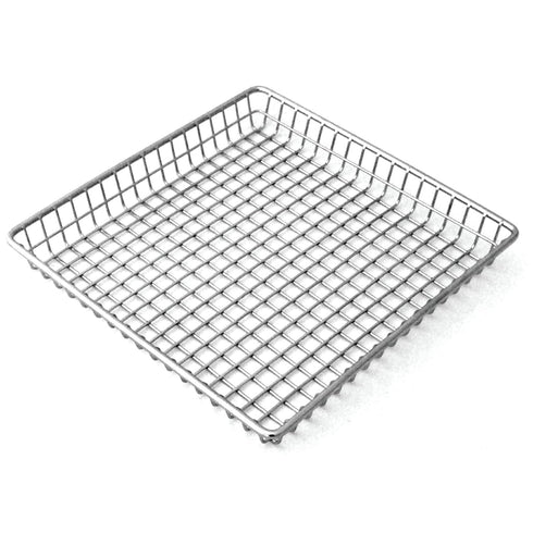 G.E.T. 4-83599 Stainless Steel Rectangular Wire Serving Tray - Metal Wire Baskets Collection