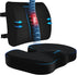 CushZone Ergonomic Seat Cushion & Lumbar Support Pillow - Memory Foam for