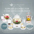 Teabloom Vienna Glass Teapot - Stain-Free Heatproof Glass, Stovetop Safe, Removable Stainless Steel Infuser, 37 oz.