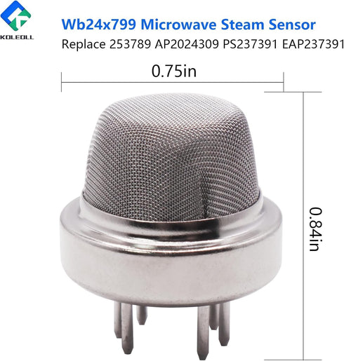 WB24X799 Microwave Steam Sensor Compatible with GE 253789 AP2024309 PS237391 EAP237391