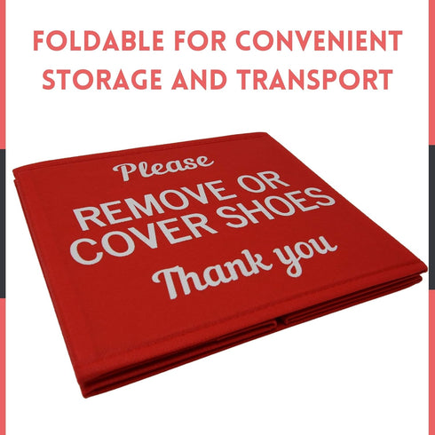 Shoe Cover Box | Disposable Bootie Holder for Realtor Listings, Please Remove Your Shoes Sign, Real Estate Supplies