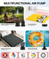 Portable Air Pump for Inflatables, Wonforic Ultra-Mini Electric Pump with Camping Lantern and Magnetic Design