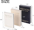 AevrBlos Set 3 Linen Decorative Books, of Linen Faux Boxes Enhance Your Coffee Table, Bookshelf or Mantle Decor