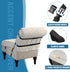 H.VERSAILTEX Water Resistant Accent Chair Cover Reversible Quilted Accent Chair Covers Without Arms Thick Soft Durable