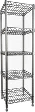 5 11.8 11.8 50 (5-Tier, GIOTORENT Tier Standing Shelving Metal Units, Adjustable Height Wire Shelf Display Rack