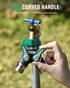 2 3/4'' 100% (1 Pack) RAINPOINT Garden Hose Splitter Way Heavy Duty, Connector Water Hose Bib Y Spigot Splitter
